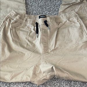 Zanerobe men’s khaki elastic waist pants 38